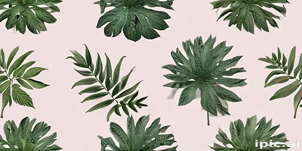 aesthetic plants png