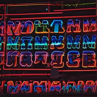 neon colors