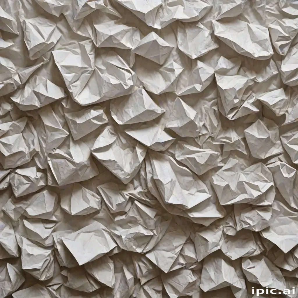 crumpled up paper