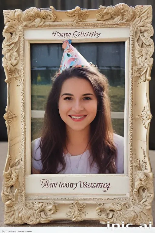 birthday frame