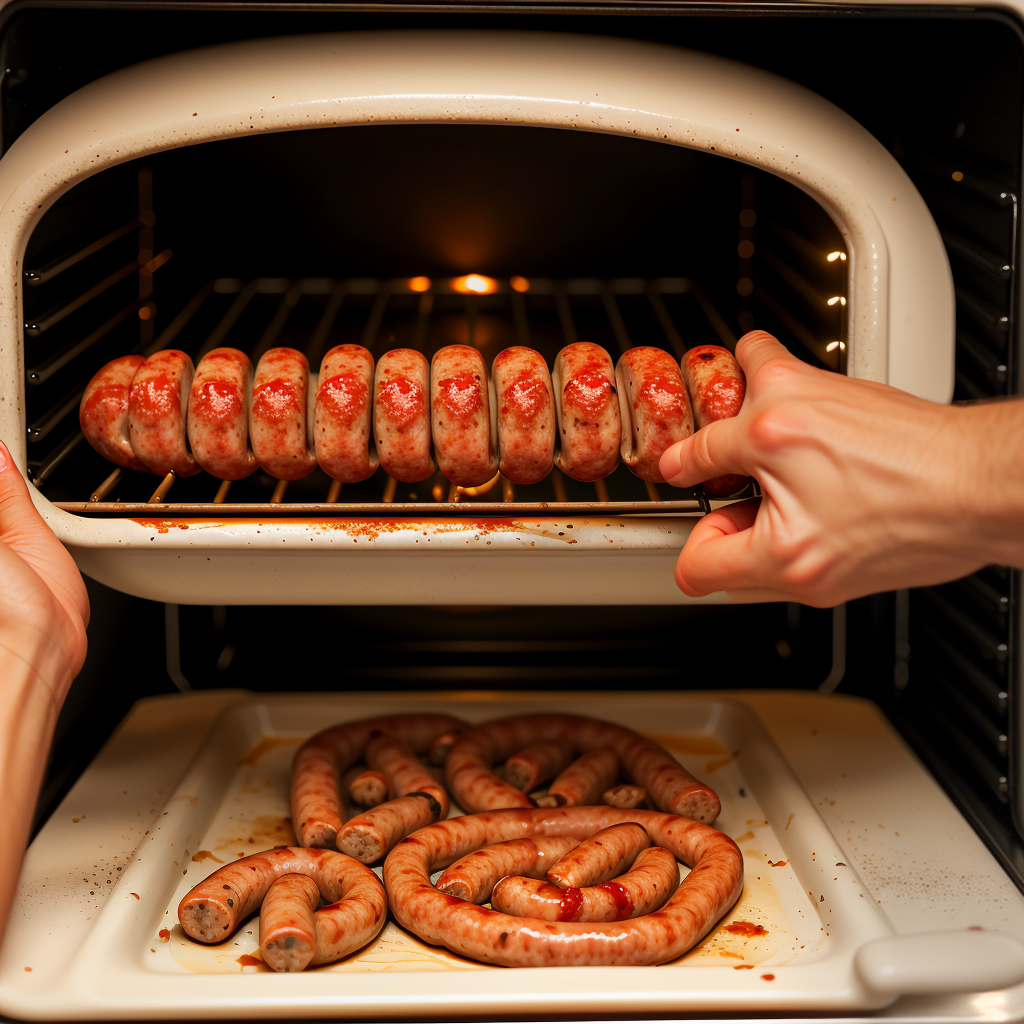 how long do you cook italian sausage in the oven