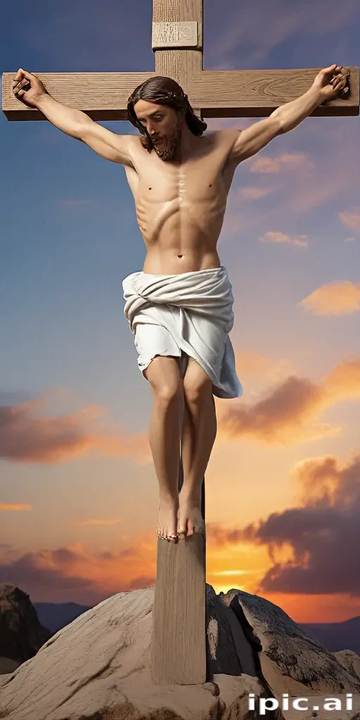 jesus on the cross clipart