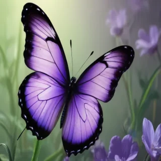 wallpaper purple butterfly