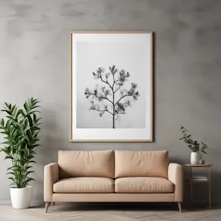 free wall art mockup