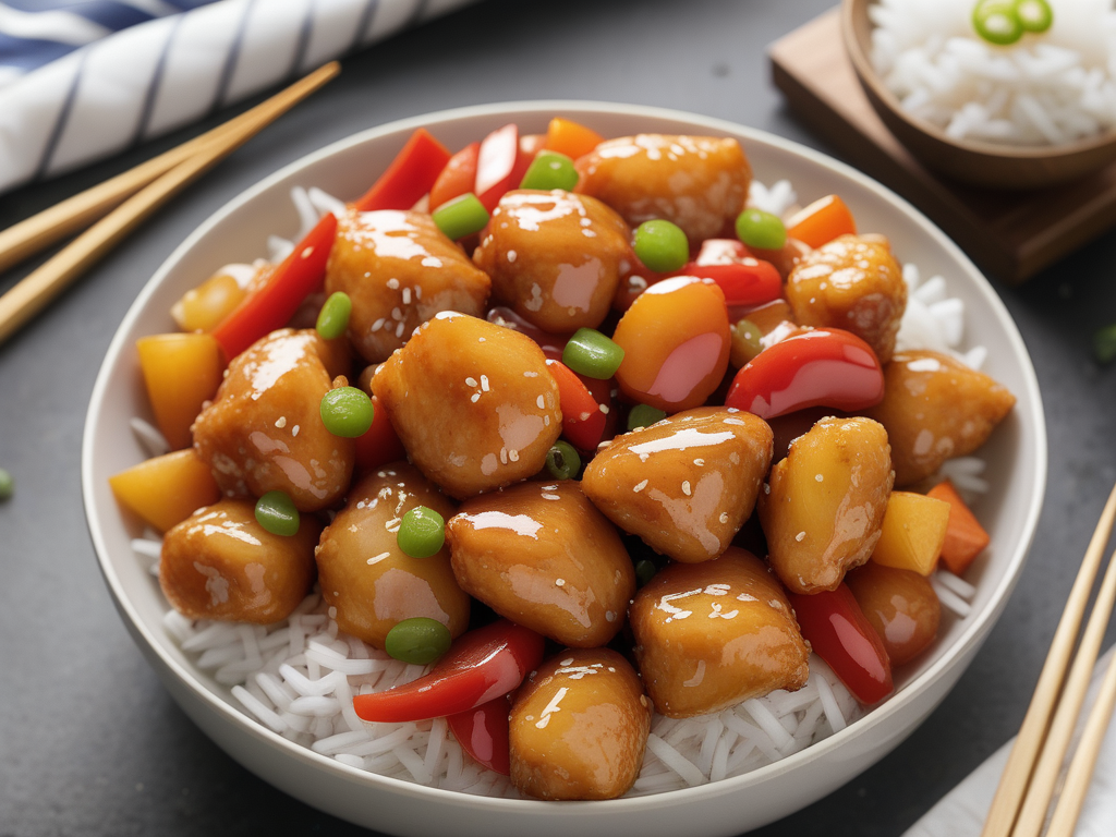 air fryer sweet and sour chicken