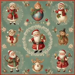 free printable vintage christmas images