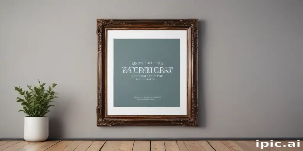 mockup picture frame