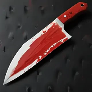 bloody knife aesthetic
