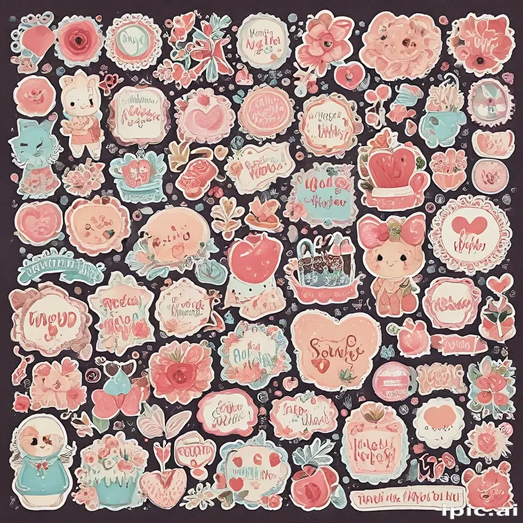 scrapbook stickers png