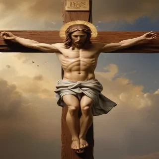 pictures of jesus on a cross