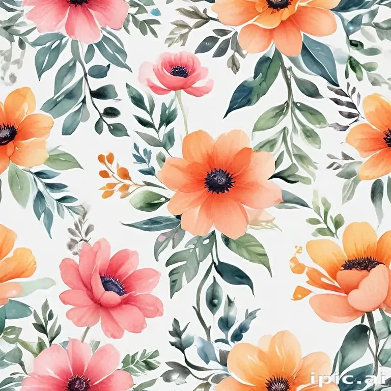 watercolor flowers png