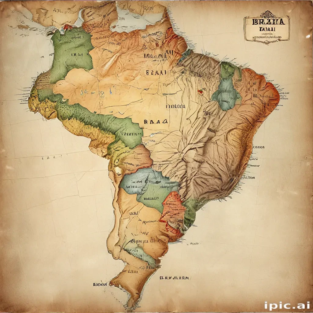 map of brazil