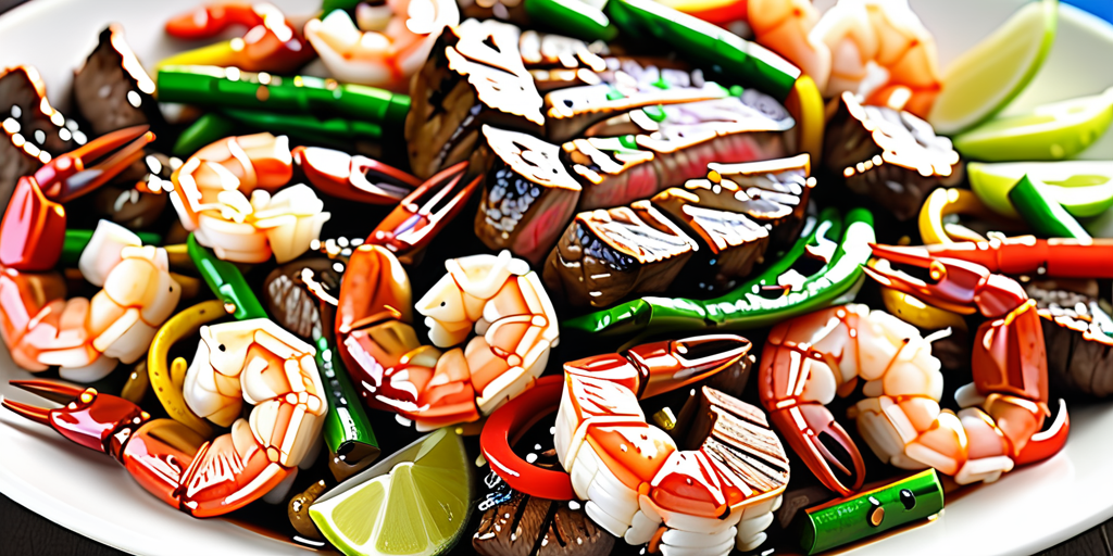stir fry steak and shrimp