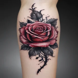 rose tattoo png