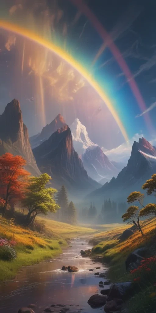 aesthetic rainbow wallpaper