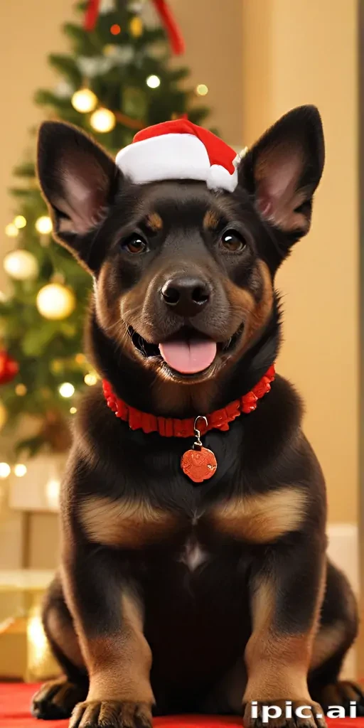 christmas dog backgrounds