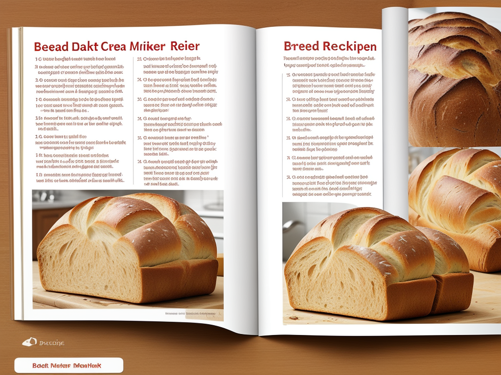 bread maker recipe book pdf
