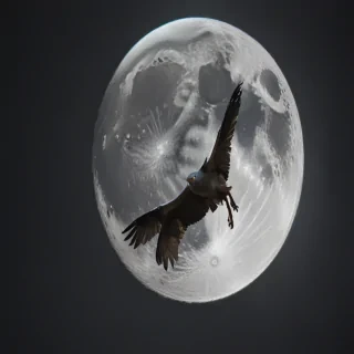 moon frawing