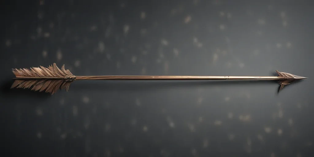 drawn arrow