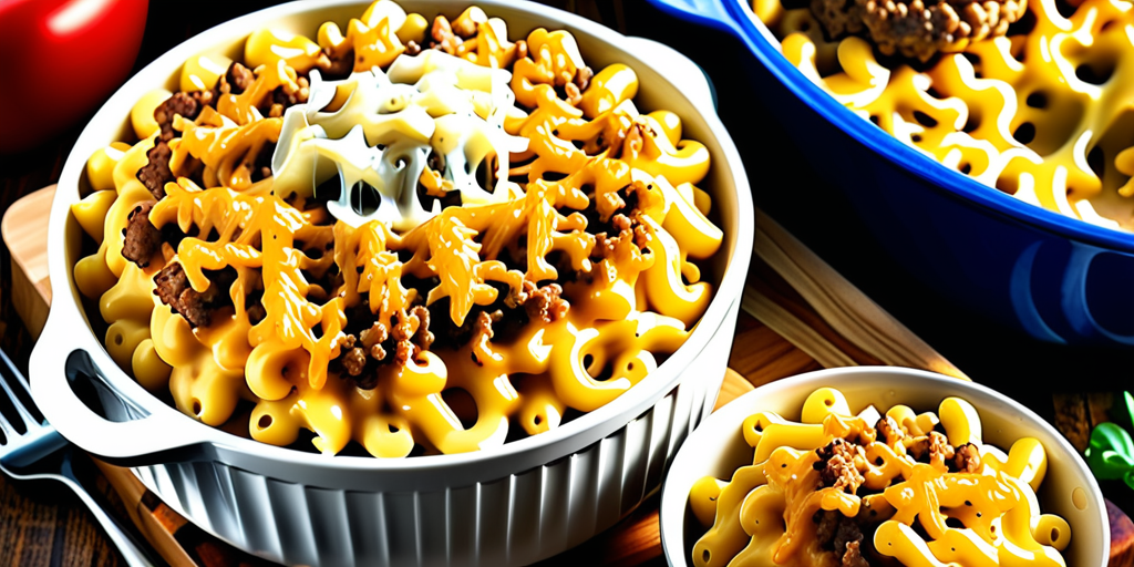 mac and cheese with hamburger