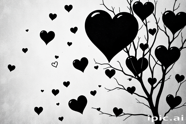 black hearts wallpaper