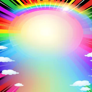 transparent background rainbow clipart