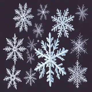 transparent snowflakes png