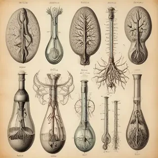 vintage scientific illustrations