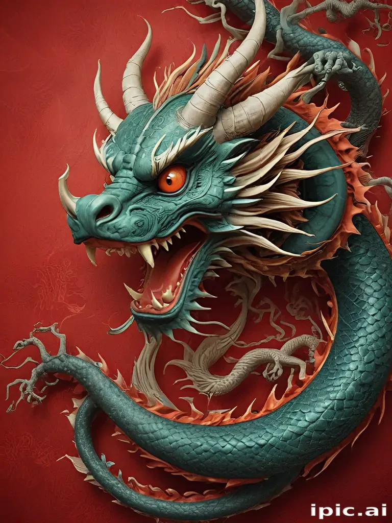 chinese dragon background