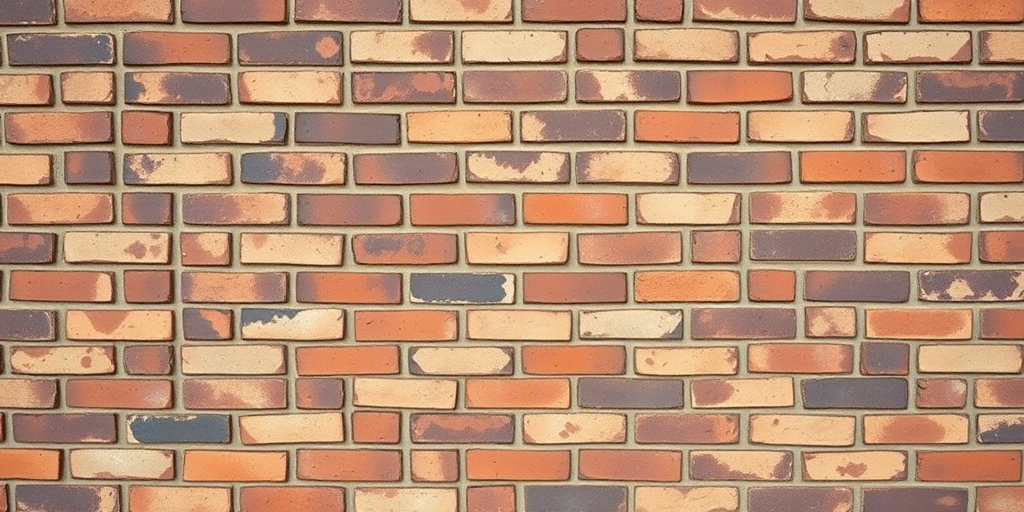 Generate a high-resolution texture image of brick patterns arranged in a grid, using a Canon EOS 5D Mark IV with a 50mm lens, f/8 aperture, ISO 100, shot from a straight-on view, in natural lighting for enhanced color accuracy and detail.