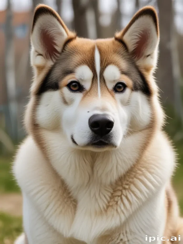 alaskan husky shepherd