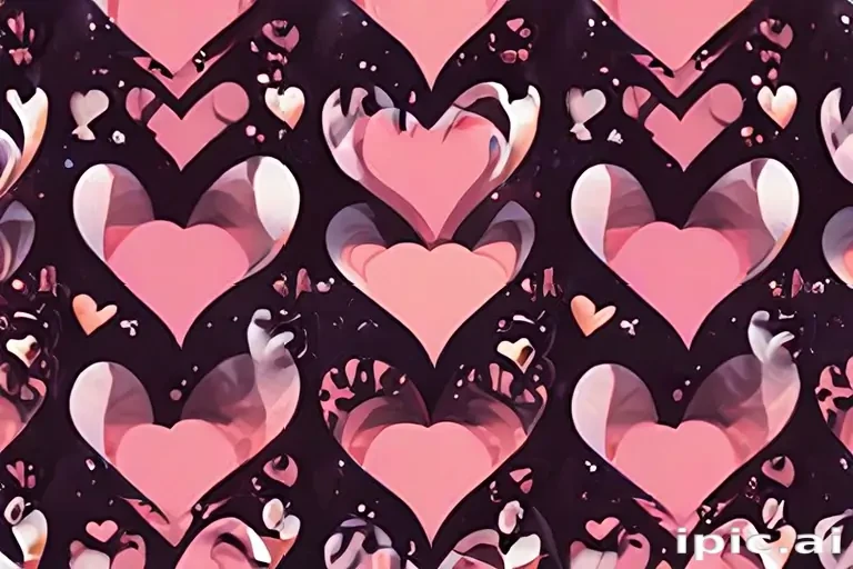 aesthetic hearts wallpaper