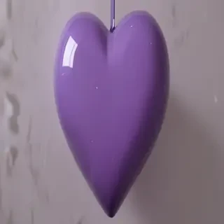 aesthetic purple heart