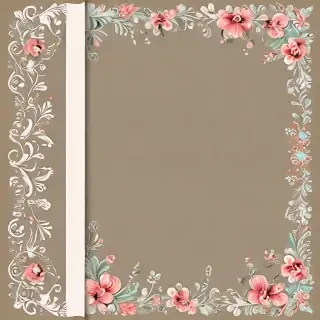 floral page borders