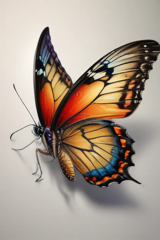 butterfly drawing picture