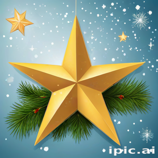 christmas star clipart
