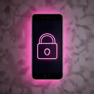 lock screen neon wallpaper iphone