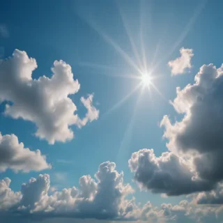 sky blue background