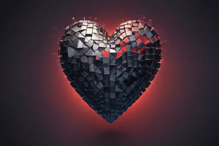 pixelated heart png