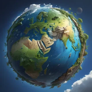 cartoon picture planet earth