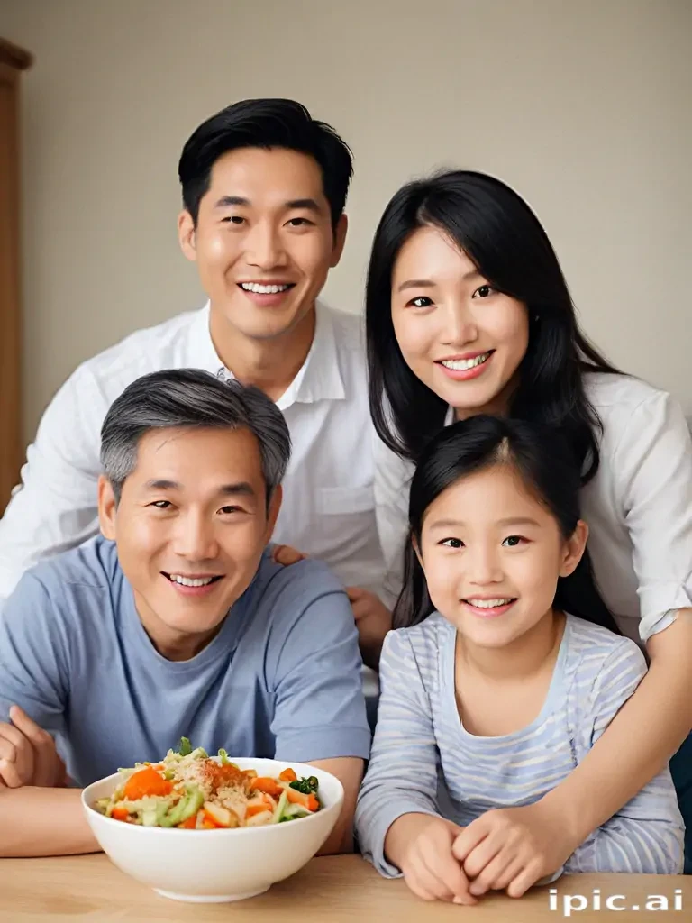 free use asian family