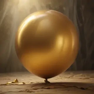 golden balloon