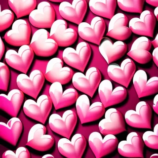 pink hearts background