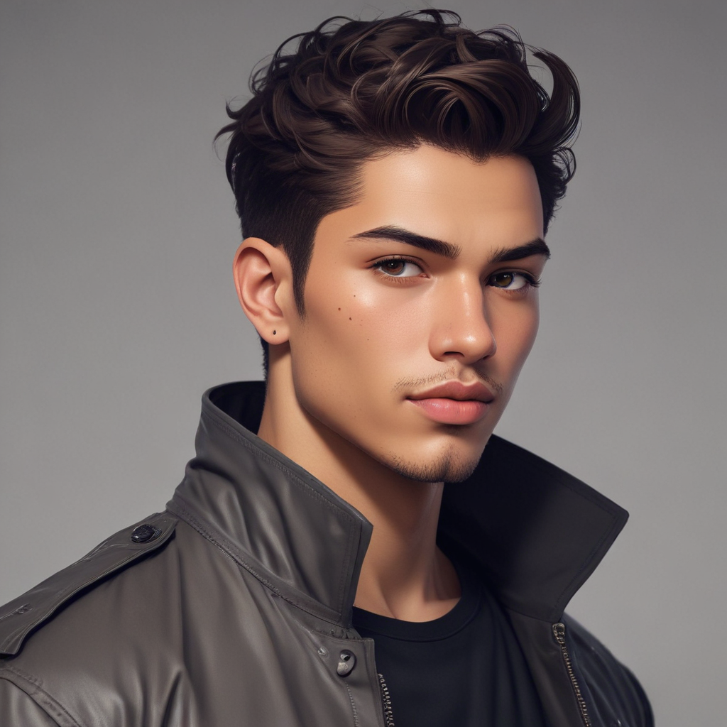 Ai Image Generator - Ai Art Generator - High Quality and 100% Unique Images  - iPic.Ai handsome tall lightskin man in the art style of the anime redline