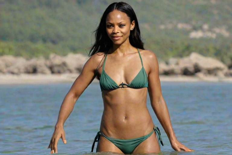 Zoe Saldana in bikini