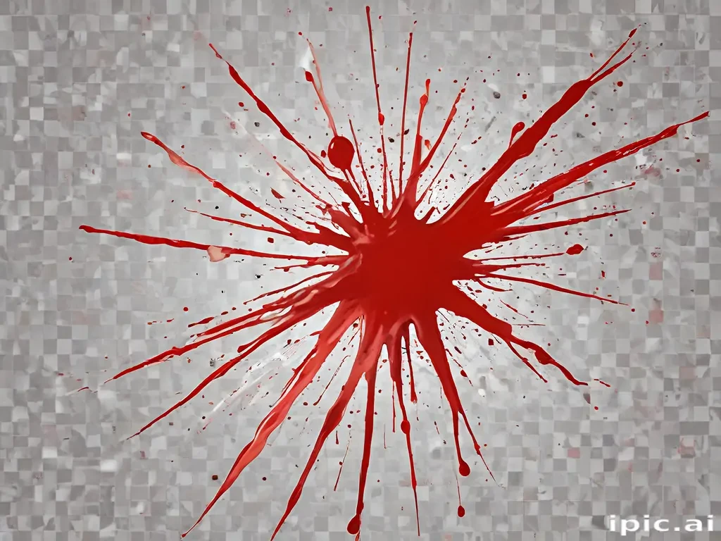 blood splatter png