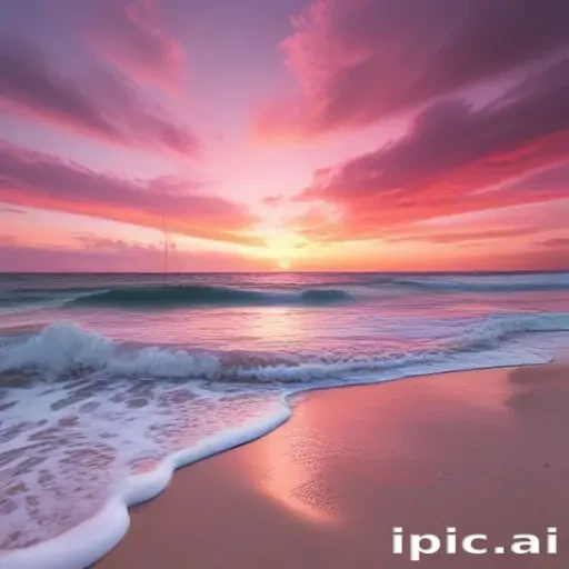 pink beach aesthetic