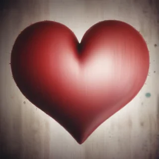 blurry heart wallpaper