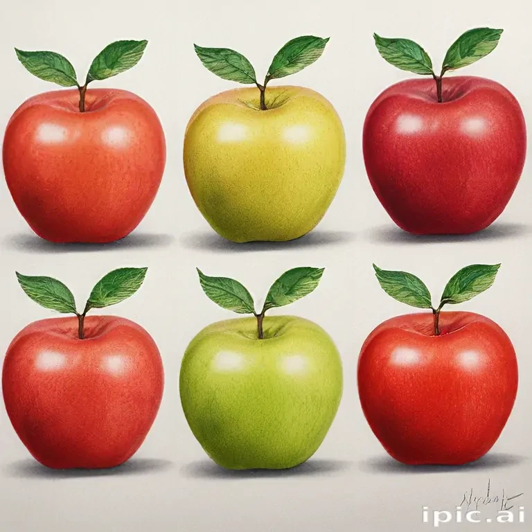 apple drawings