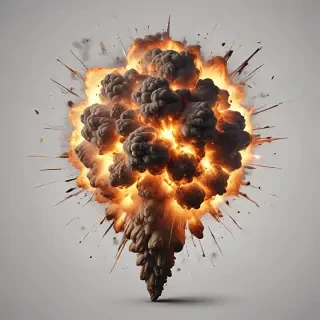 explosion transparent png